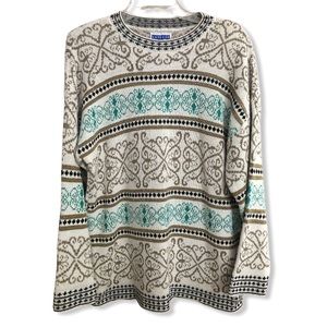 Vtg Cape Cod Womens Crew Neck Sweater Cottagecore